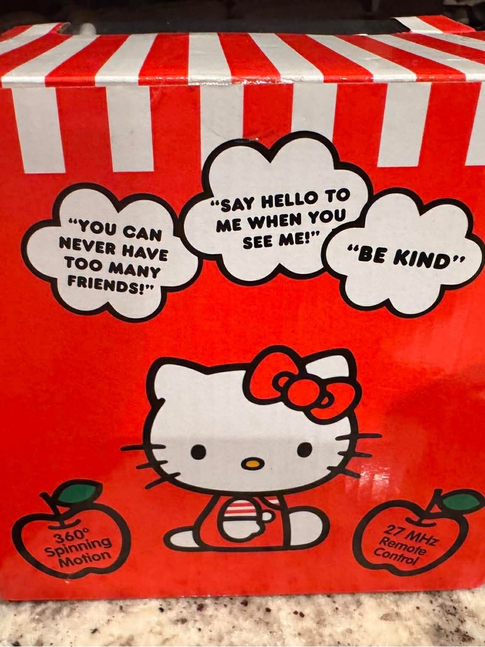 Hello Kitty Red & White Remote Control Teacup Ride-On Toy - Picture 3 of 3